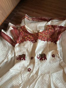 Ethnic Dress with Elephant Embroidery