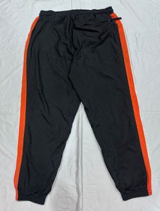 Nike Black &amp; Orange Track Pants | Y2K Streetwear J