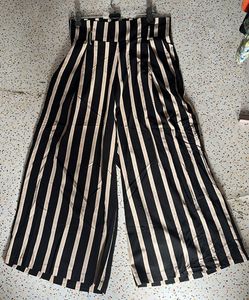 Striped Wide-Leg Palazzo Pants
