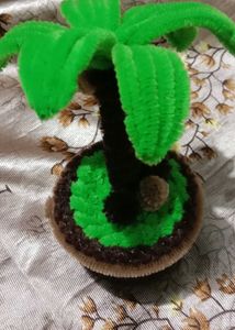 Handmade Pipe Cleaner Palm Tree Decor