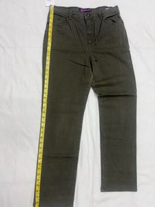 Classic Olive Green Jeans