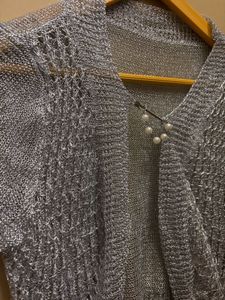 Shimmer Knit Bolero Shrug