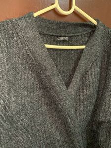 Wrap sweater