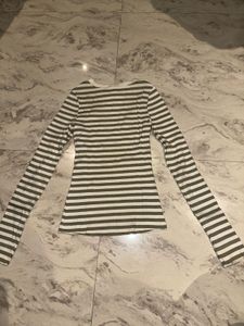 Striped Long Sleeve Top