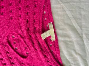 H.M Women's Hollow Out Crochet Knit Crop Top