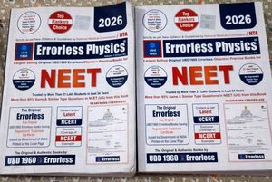Errorless Physics NEET reference books | 11 + 12 |