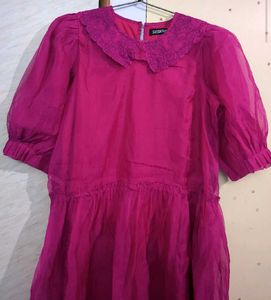 New Vibrant Organza Dress 💝