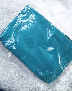 smytten leather pouch turquoise