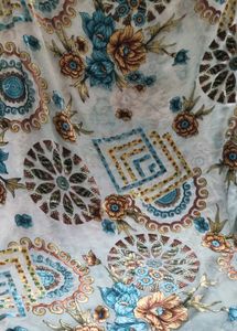 Beautiful Floral Print dress material