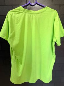Fabflee tshirt(2) Teal &amp; Flourosent green