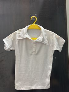 Cute White Polo Shirt