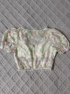 Urbanic - Floral Lace Corset Style Top