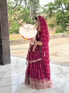 Maroon Lehenga Choli
