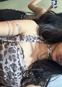 Leopard Print Tube Top w matching Scarf