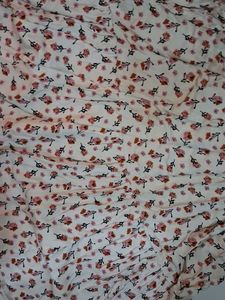 Floral Print Midi Dress with Tie Waist
