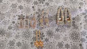 Sparkling Rhinestone Hair Clips Set