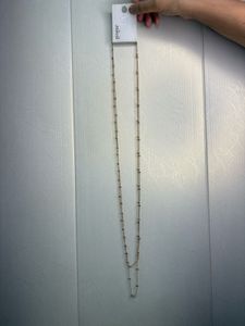 Gold Layered Beaded Necklace