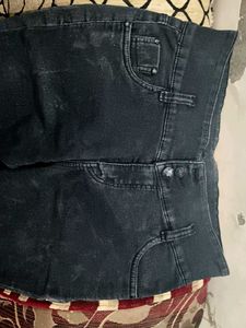 13. High Waisted Black Wash Jeans