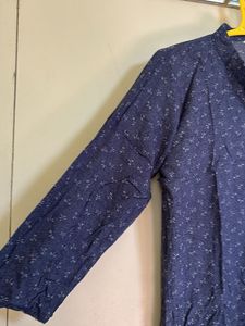 Stylish Blue Printed Kurta