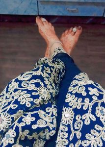 Elegant Embroidered Pakistani Dress