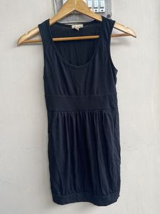 Stylish Black Sleeveless Mini Dress