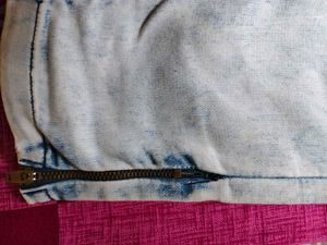 Light Blue Acid Wash Jeans