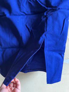 Elegant Royal Blue Pencil Skirt