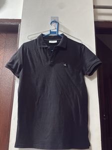 Calvin Klein Black Polo T-Shirt