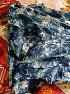 Blue Tie-Dye Kurta Set