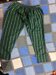 Green Striped Trousers