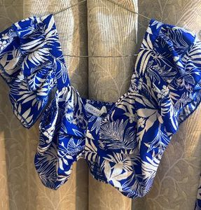 Blue Printed Co-ord Set – Brand New