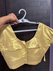 Golden Silk Blouse