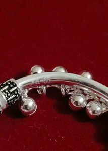 new design pure silver kada for baby