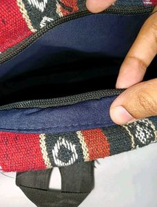 🎒Ethnic Print Backpack in Red