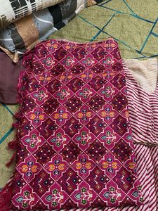 Boho Striped Ethnic lengha