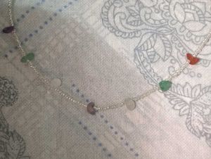 Chic Beaded Gemstone Necklace