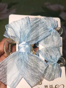 Korean Bow Hair Clips