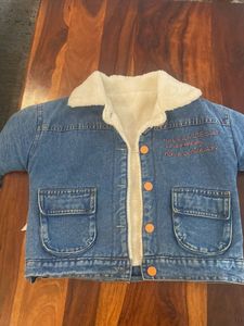 Imported Denim Sherpa Jacket