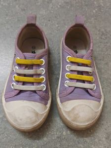 Babyhug Cute Purple Unicorn Rainbow Sneakers