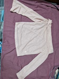 Off Shoulder Textured Top- brand new