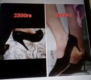 Two Black Heeled Pumps