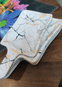 Marble Design Serving melamine tray