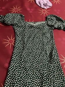 Chic Polka Dot Midi Dress