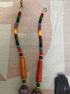 Boho Multi-Color Beaded Necklace Pendant