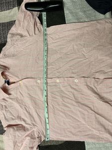Pink Gingham Button-Up Shirt
