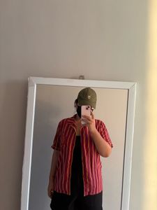 Striped Button-Up Shirt( Harry Potter)