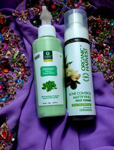 Organic Harvest Face Wash &amp; Toner Set