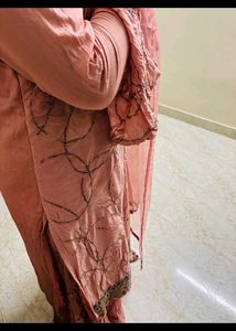 Elegant Pink Printed Kurta Set with Dupatta