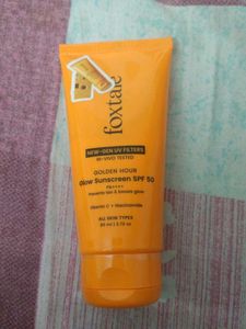 Foxtale Golden Hour Glow Sunscreen SPF 50