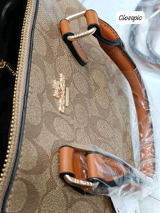 COACH GEORGIA SATCHEL BAG IN SIGNATURE CANVAS SIGN